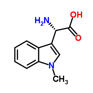 (S)-氨基-(1-甲基-1H-吲哚-3-基)-乙酸結構式_623582-99-0結構式