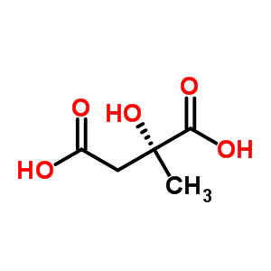 (R)-(-)-檸蘋(píng)酸結(jié)構(gòu)式_6236-10-8結(jié)構(gòu)式