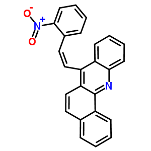 7-(o-硝基苯乙烯)苯[c]吖啶結構式_63021-49-8結構式