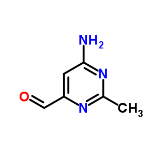 4-Pyrimidinecarboxaldehyde, 6-amino-2-methyl-(9ci)Structure,6344-35-0Structure 4-Pyrimidinecarboxaldehyde, 6-amino-2-methyl-(9ci) Structure,6344-35-0Structure