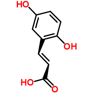 2,5-Dihydroxycinnamic acidStructure,636-01-1Structure 2,5-Dihydroxycinnamic acid Structure,636-01-1Structure