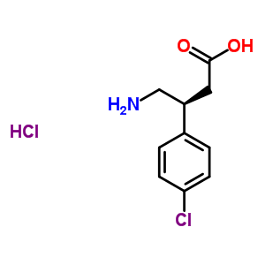 S(-)-巴氯芬鹽酸鹽結(jié)構(gòu)式_63701-56-4結(jié)構(gòu)式