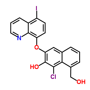 4-氯-3-羥基-2-萘酸 5-碘-8-喹啉基酯結(jié)構(gòu)式_63716-62-1結(jié)構(gòu)式