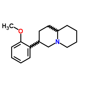 八氫-3-(2-甲氧基苯基)-2H-喹嗪結構式_63716-71-2結構式