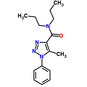 5-甲基-N,N-二丙基-1-苯基-1H-1,2,3-噻唑-4-羧酰胺結(jié)構(gòu)式_63979-30-6結(jié)構(gòu)式
