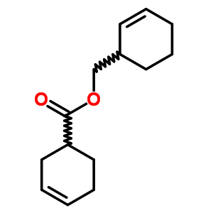 3-環(huán)己烯-1-羧酸 (2-環(huán)己烯基)甲酯結(jié)構(gòu)式_64011-52-5結(jié)構(gòu)式