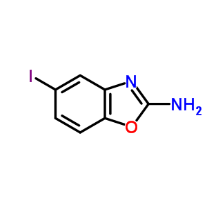 5-碘-2-苯并噁唑胺結構式_64037-13-4結構式