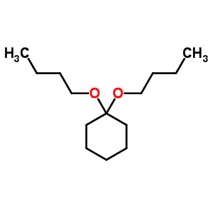 1,1-二丁氧基-環(huán)己烷結(jié)構(gòu)式_6624-93-7結(jié)構(gòu)式