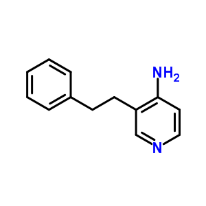 3-(2-苯基乙基)-4-吡啶胺結(jié)構(gòu)式_6635-94-5結(jié)構(gòu)式
