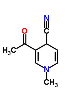(9ci)-3-乙?；?1,4-二氫-1-甲基-4-吡啶甲腈結(jié)構(gòu)式_66720-18-1結(jié)構(gòu)式