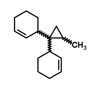 (9ci)-3,3-(甲基環(huán)亞丙基)雙-環(huán)己烯結(jié)構(gòu)式_69083-58-5結(jié)構(gòu)式