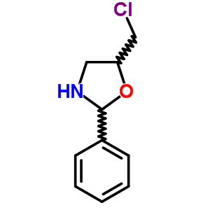 Oxazolidine, 5-(chloromethyl)-2-phenyl-(9ci)Structure,69157-36-4Structure Oxazolidine, 5-(chloromethyl)-2-phenyl-(9ci) Structure,69157-36-4Structure