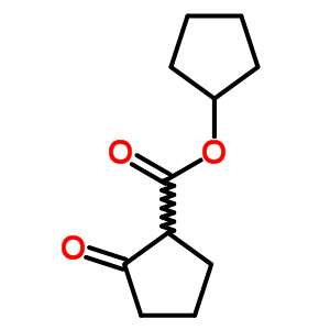 2-氧代環(huán)戊烷羧酸環(huán)戊酯結(jié)構(gòu)式_6942-09-2結(jié)構(gòu)式