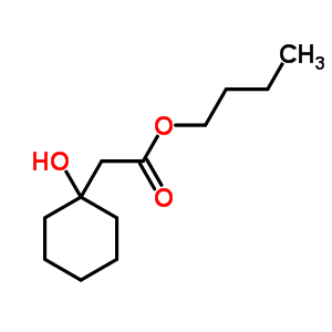 1-羥基環(huán)己烷乙酸丁酯結(jié)構(gòu)式_6946-48-1結(jié)構(gòu)式