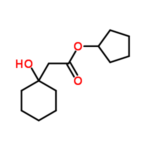 (1-羥基環(huán)己基)乙酸環(huán)戊酯結構式_6946-64-1結構式