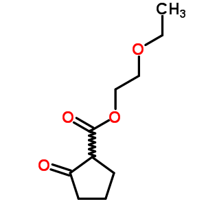 2-氧代環(huán)戊烷羧酸-2-乙氧基乙酯結(jié)構(gòu)式_6947-03-1結(jié)構(gòu)式