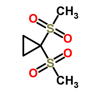 1,1-雙(甲基磺?；?-環(huán)丙烷結(jié)構(gòu)式_6952-64-3結(jié)構(gòu)式