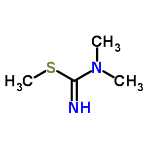 N,N-二甲基-1-甲基磺酰基甲脒結(jié)構(gòu)式_6972-04-9結(jié)構(gòu)式