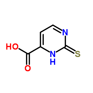 (9ci)-1,2-二氫-2-硫氧代-4-嘧啶羧酸結(jié)構(gòu)式_6972-13-0結(jié)構(gòu)式