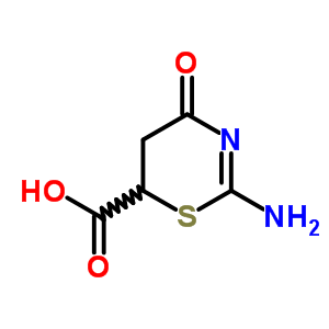 2-亞氨基-4-氧代-[1,3]噻嗪-6-羧酸結構式_70596-36-0結構式