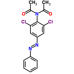 N-乙?；?N-[2,6-二氯-4-(2-苯基二氮雜烯)苯基]-乙酰胺結(jié)構(gòu)式_7145-67-7結(jié)構(gòu)式