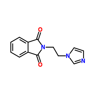 2-(2-咪唑-1-乙基)-異吲哚-1,3-二酮結(jié)構(gòu)式_72459-53-1結(jié)構(gòu)式
