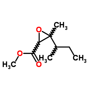 Oxiranecarboxylic acid, 3-methyl-3-(1-methylpropyl)-, methyl ester (9ci)Structure,72569-66-5Structure Oxiranecarboxylic acid, 3-methyl-3-(1-methylpropyl)-, methyl ester (9ci) Structure,72569-66-5Structure