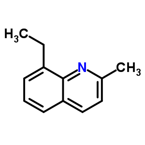 8-乙基-2-甲基喹啉結(jié)構(gòu)式_72804-93-4結(jié)構(gòu)式