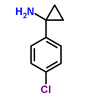 1-(4-氯苯基)-環(huán)丙胺結(jié)構(gòu)式_72934-36-2結(jié)構(gòu)式