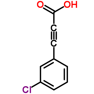 (8CI)-(m-氯苯基)-丙炔酸結構式_7396-28-3結構式