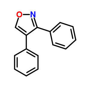 3,4-二苯基異噁唑結(jié)構(gòu)式_7467-78-9結(jié)構(gòu)式