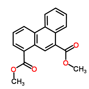 菲-1,9-二羧酸二甲酯結(jié)構(gòu)式_7473-77-0結(jié)構(gòu)式
