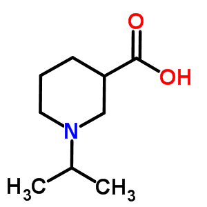 1-異丙基哌啶-3-羧酸結(jié)構(gòu)式_762180-94-9結(jié)構(gòu)式