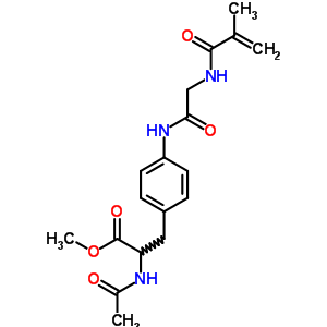 (9CI)-N-乙?；?4-[[[(2-甲基-1-氧代-2-丙烯基)氨基]乙酰基]氨基]-L-苯丙氨酸甲酯結(jié)構(gòu)式_76311-21-2結(jié)構(gòu)式