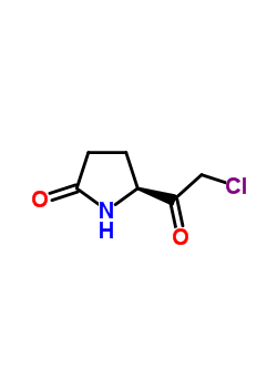 (s)-(9ci)-5-(氯乙?；?-2-吡咯烷酮結(jié)構(gòu)式_77319-03-0結(jié)構(gòu)式