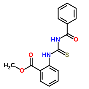2-([(苯甲?；被?羰基硫代yl]氨基)苯羧酸甲酯結(jié)構(gòu)式_77711-35-4結(jié)構(gòu)式