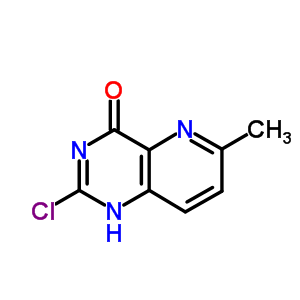 2-氯-6-甲基-吡啶并[3,2-d]嘧啶-4(3H)-酮結構式_78711-28-1結構式