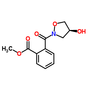 2-([4-羥基二氫-2(3h)-異噁唑yl]羰基)苯羧酸甲酯結(jié)構(gòu)式_80041-99-2結(jié)構(gòu)式