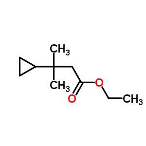3-環(huán)丙基-3-甲基丁酸乙酯結構式_80105-52-8結構式