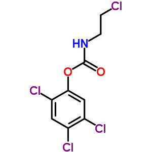 (2-氯乙基)-氨基甲酸 2,4,5-三氯苯酯結(jié)構(gòu)式_80354-46-7結(jié)構(gòu)式