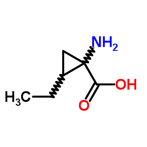 (9ci)-1-氨基-2-乙基-環(huán)丙烷羧酸結構式_80483-77-8結構式