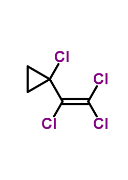 1-氯-1-(三氯乙烯基)環(huán)丙烷結(jié)構(gòu)式_82979-27-9結(jié)構(gòu)式