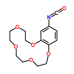 4-異氰?；讲?15-冠-5結(jié)構(gòu)式_83935-62-0結(jié)構(gòu)式