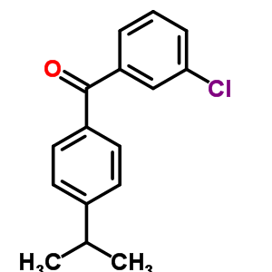 3-氯-4-異-丙基苯甲酮結(jié)構(gòu)式_844884-92-0結(jié)構(gòu)式