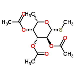 2,3,4-三-o-乙酰基-1-硫代-beta-l-吡喃半乳糖苷甲酯結(jié)構(gòu)式_84635-54-1結(jié)構(gòu)式