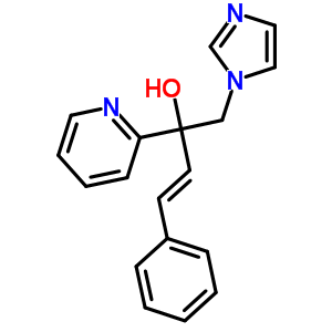 1-(1H-咪唑-1-基)-4-苯基-2-(2-吡啶)-3-丁烯-2-醇結構式_847670-65-9結構式