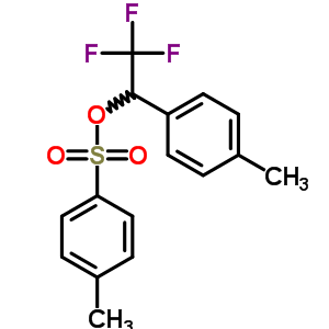 1-甲基-4-[2,2,2-三氟-1-(4-甲基苯基)乙氧基]磺?；?苯結(jié)構(gòu)式_84877-44-1結(jié)構(gòu)式