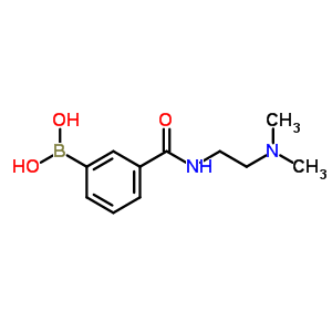 3-(2-(Dimethylamino)ethylcarbamoyl)phenylboronic acid Structure,850567-31-6Structure