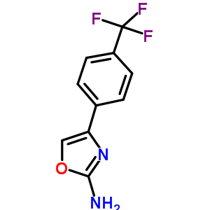 4-(4-(Trifluoromethyl)phenyl)oxazol-2-amineStructure,859721-53-2Structure 4-(4-(Trifluoromethyl)phenyl)oxazol-2-amine Structure,859721-53-2Structure