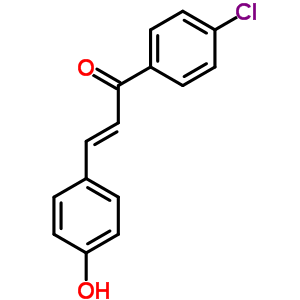 1-(4-氯苯基)-3-(4-羥基苯基)-2-丙烯-1-酮結(jié)構(gòu)式_86293-53-0結(jié)構(gòu)式